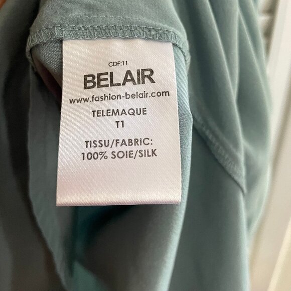 Blue Silk Blouse - Picture 3 of 3